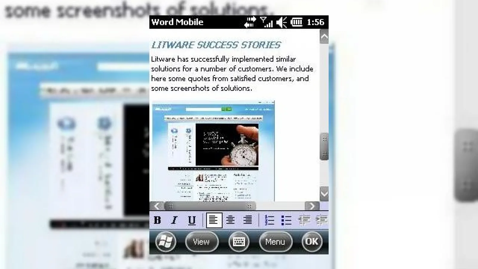 Office Mobile 2010 iese din faza beta