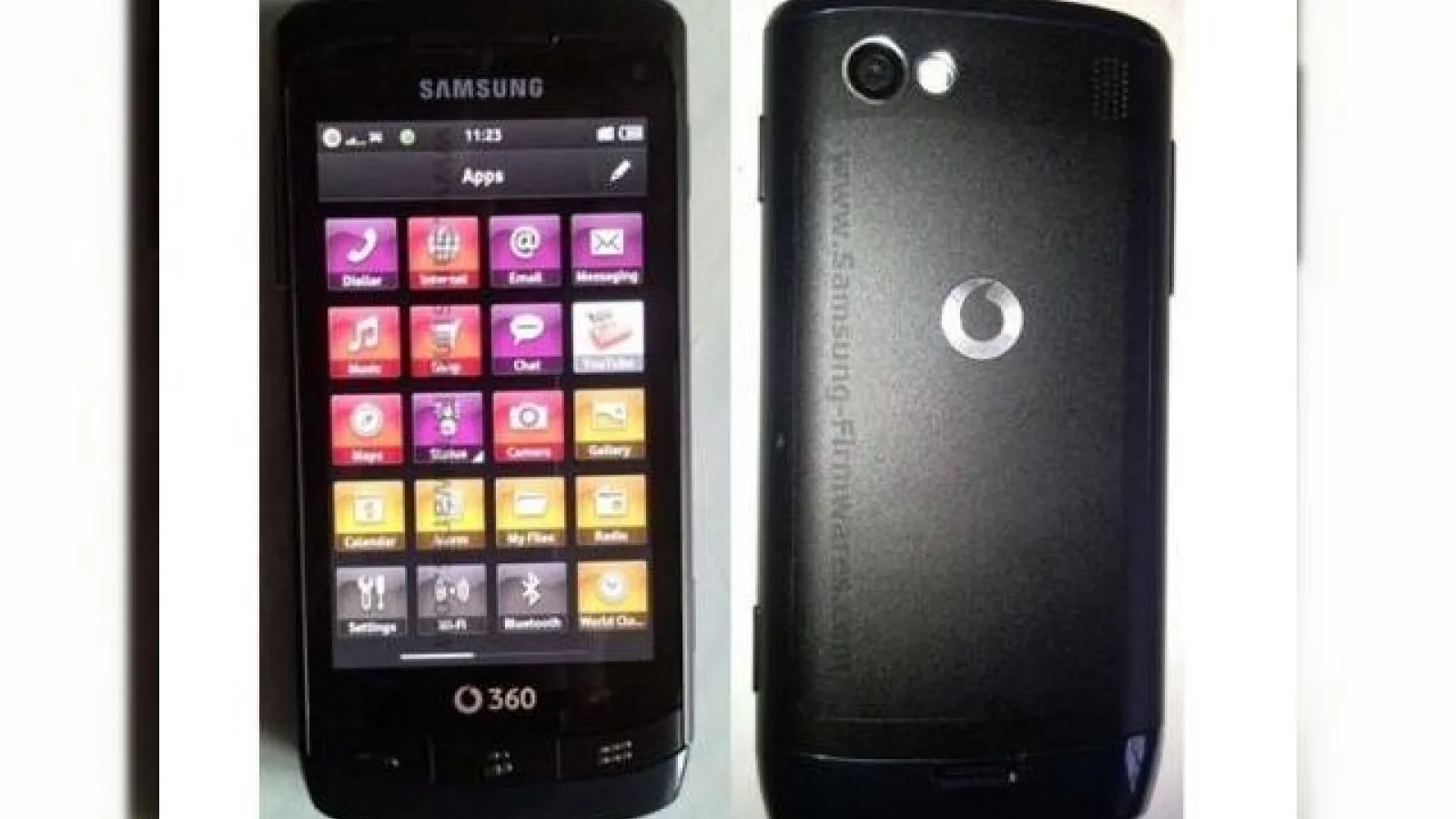 Samsung I8330, un telefon cu suport Vodafone 360, acum in imagini live