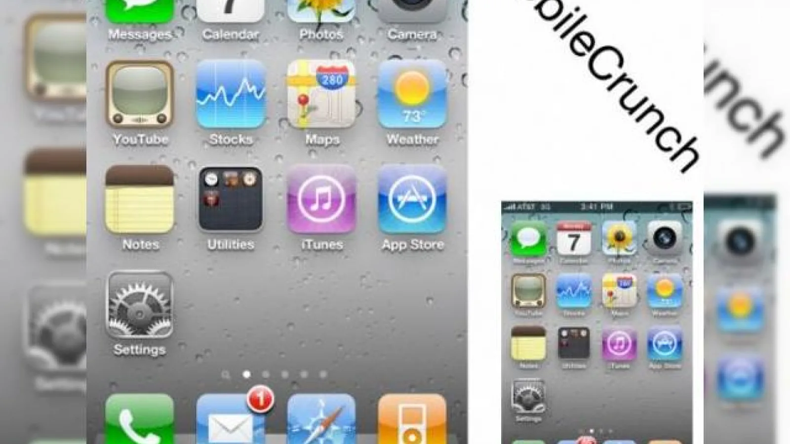 iPhone 4 isi prezinta superbul display Retina, cu ajutorul screenshoturilor