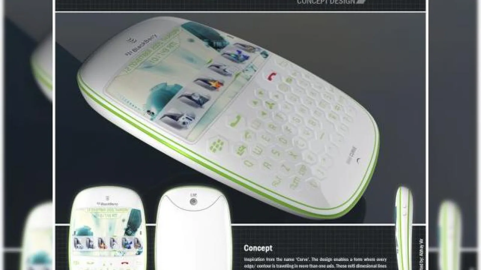 BlackBerry 9999 Curve, un concept foarte aratos