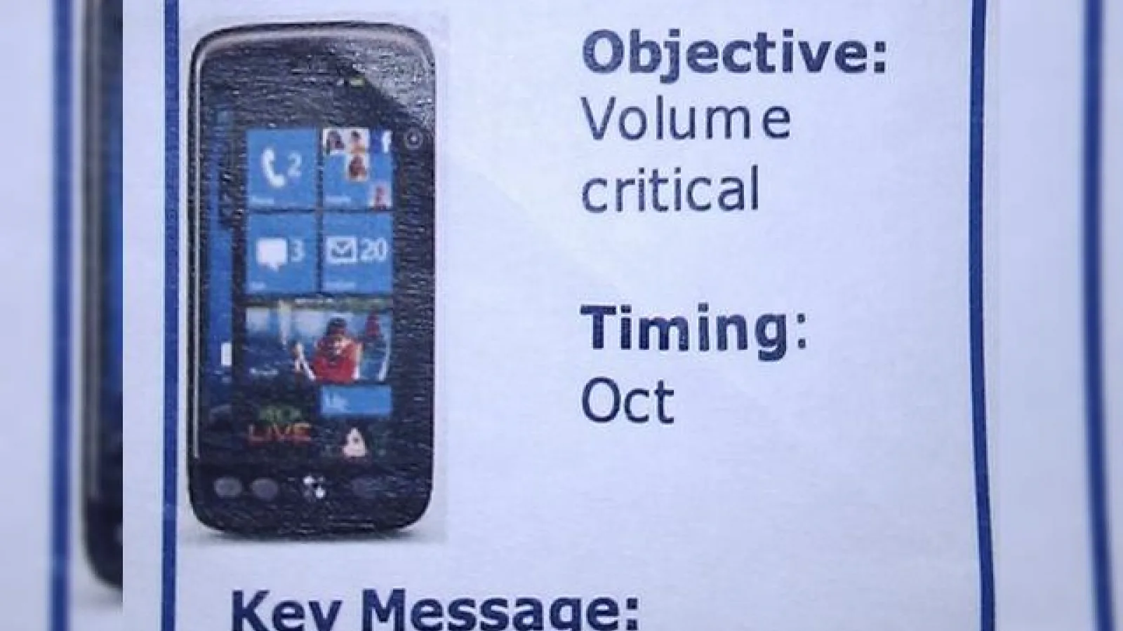 HTC Mozart, primul telefon Windows Phone 7, confirmat pentru lansare in octombrie?