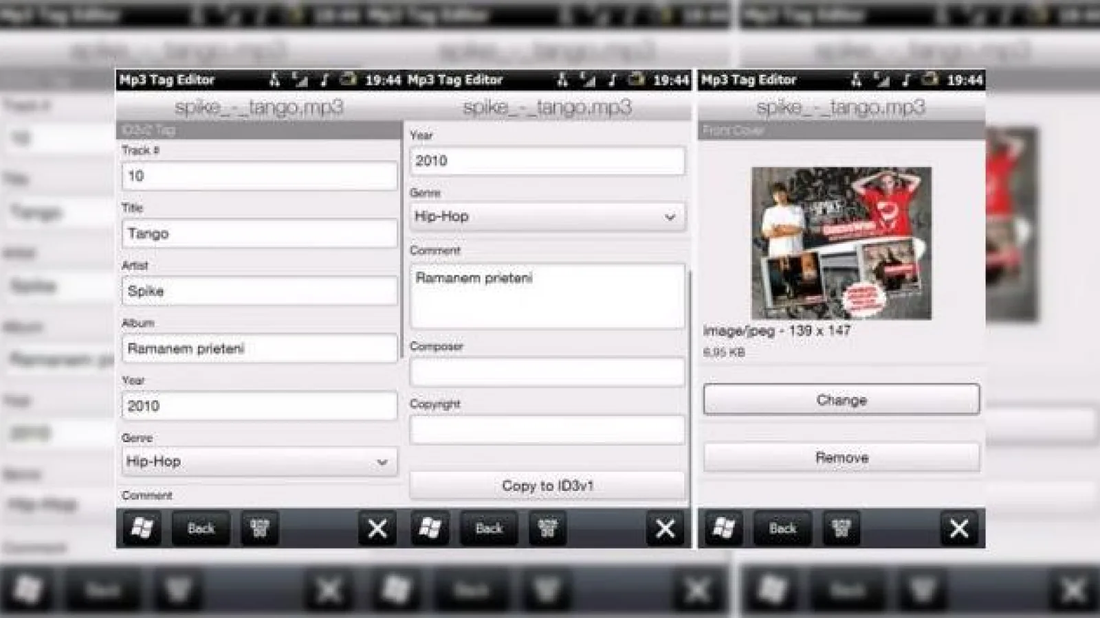 MP3 Tag Editor, o noua aplicatie Windows Mobile dezvoltata de Virgil Panduru