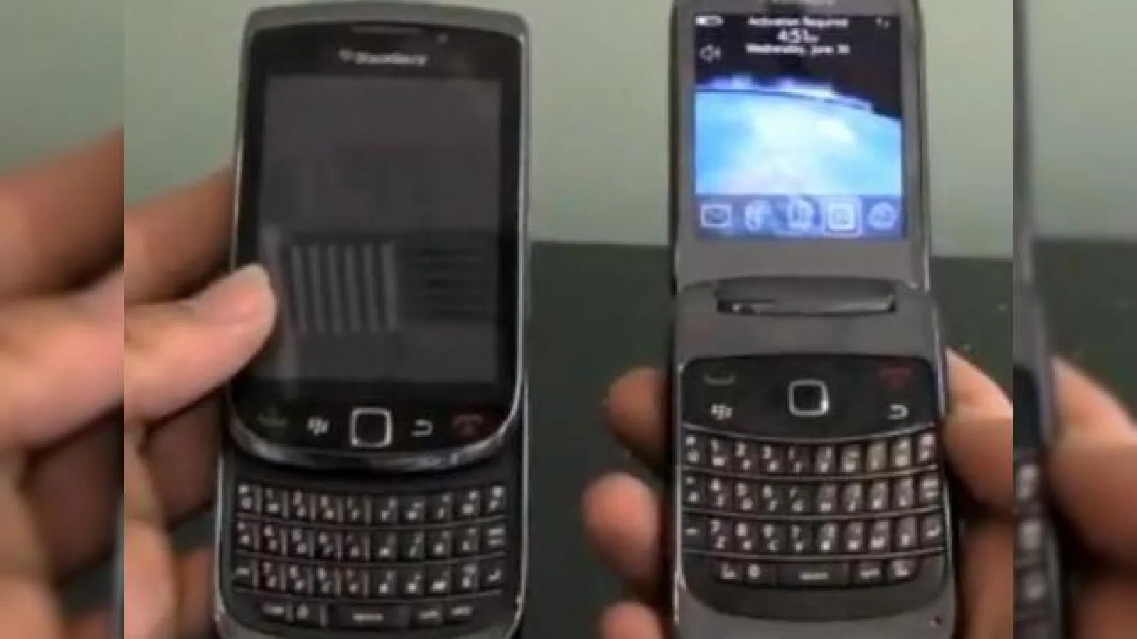 BlackBerry 9800 Slider, 9670 Clamshell si 9300 Kepler surprinse de camera