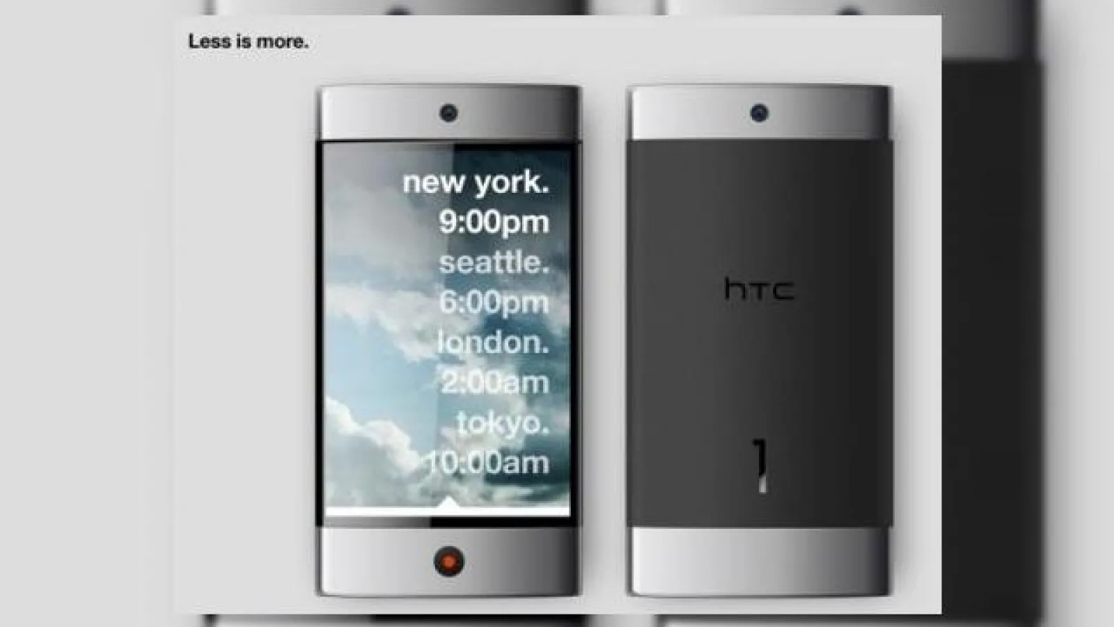 HTC 1, un telefon concept Android, creat de Andrew Kim