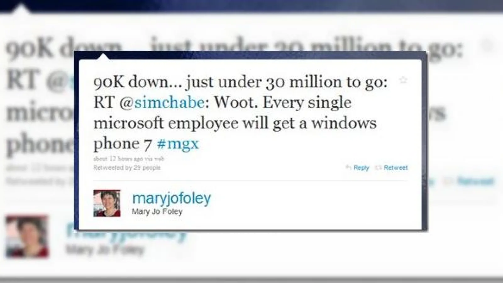 Toti angajatii Microsoft vor primi handseturi Windows Phone 7?