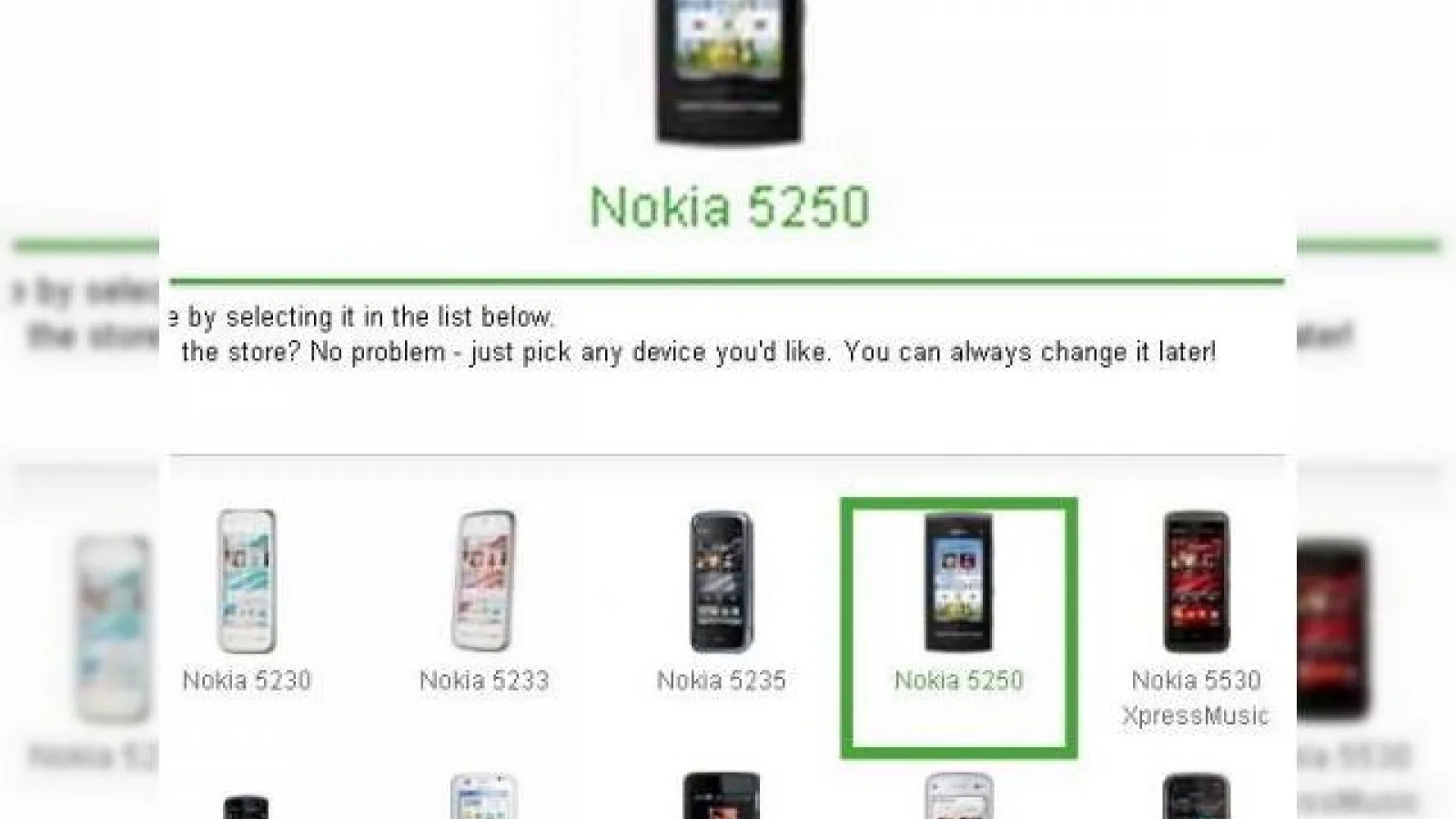 Nokia 5250 scapat in Ovi Store, neanuntat oficial inca