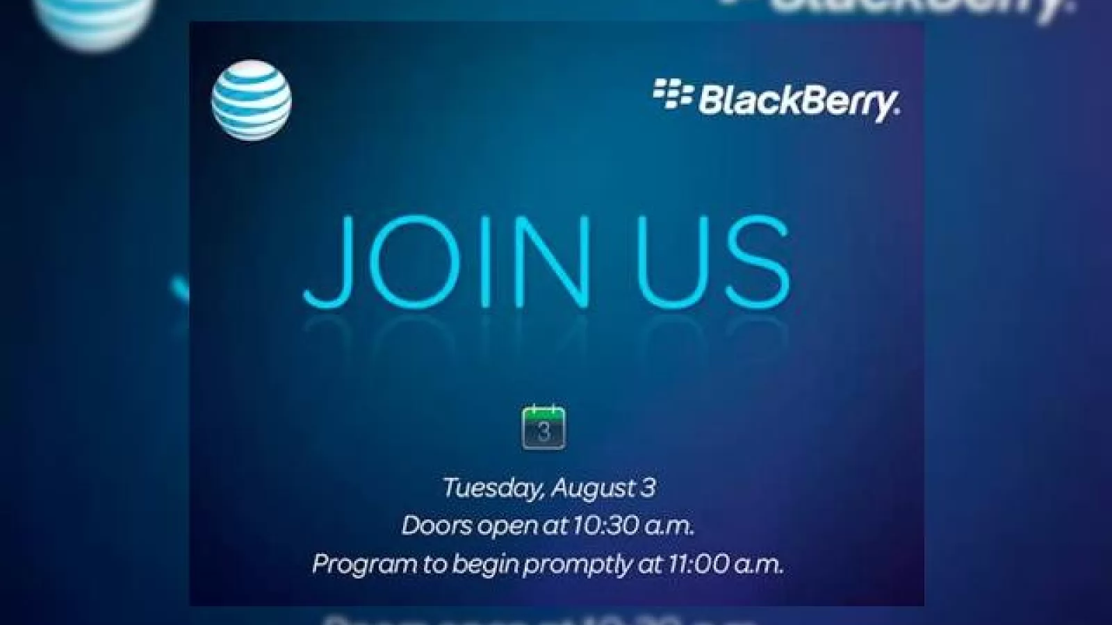 RIM pregateste un eveniment special pentru 3 august: lansarea tabletului BlackBerry, a unui slider sau BB OS 6?