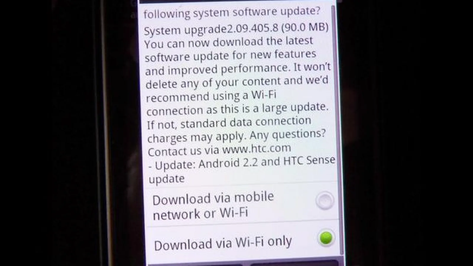 Android 2.2 (Froyo), disponibil in sfarsit pe HTC Desire; detalii despre experienta cu noul OS