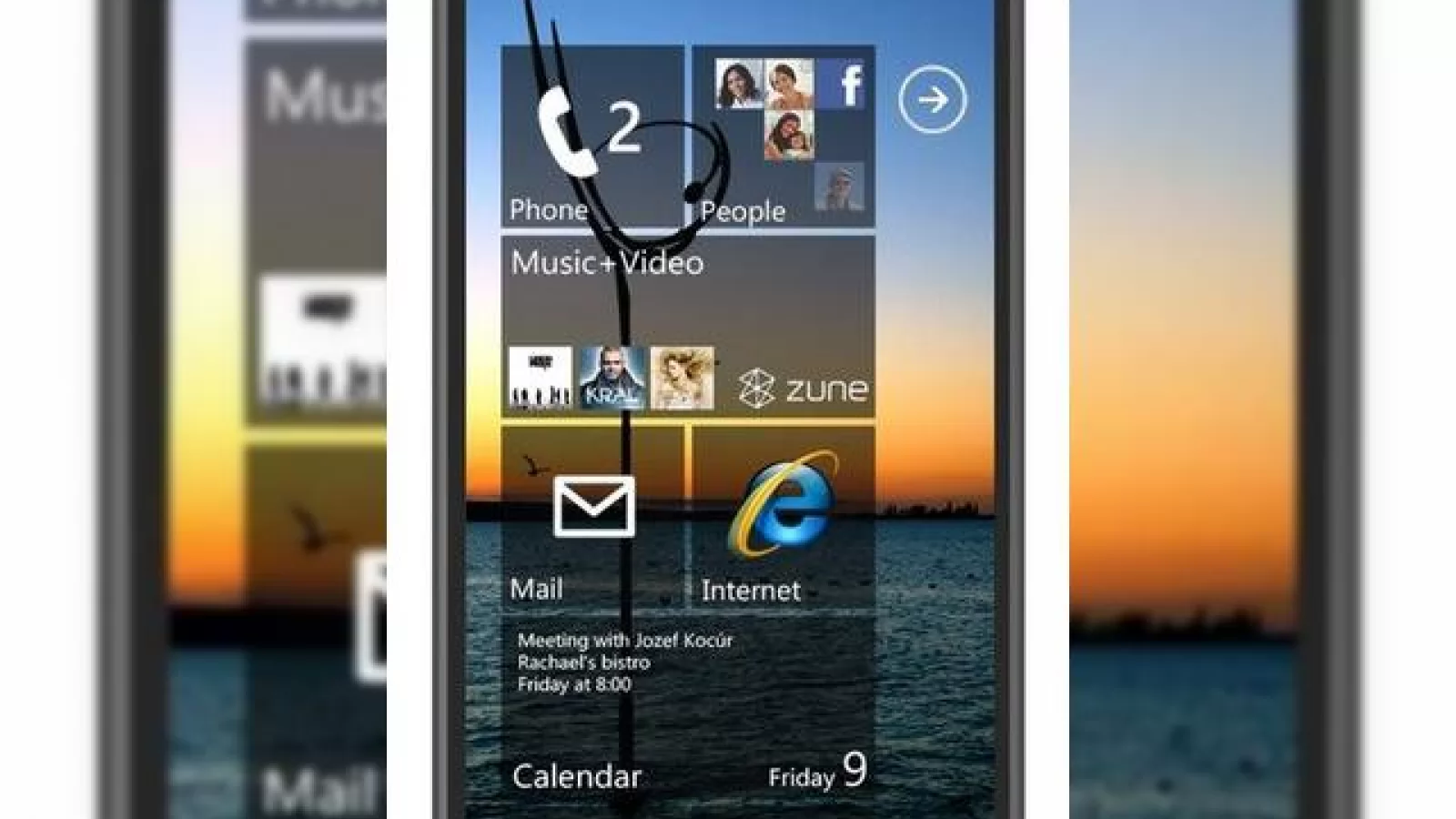 Cum ar putea arata Windows Phone 7 pe viitoarele telefoane XPERIA