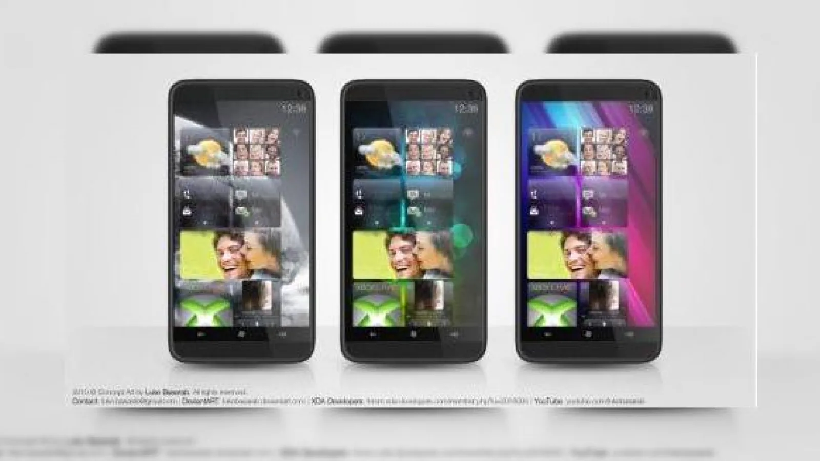 HTC HD3 vine cu interfata HTC Sense 3, suprapusa lui Windows Phone 7... doar un concept deocamdata