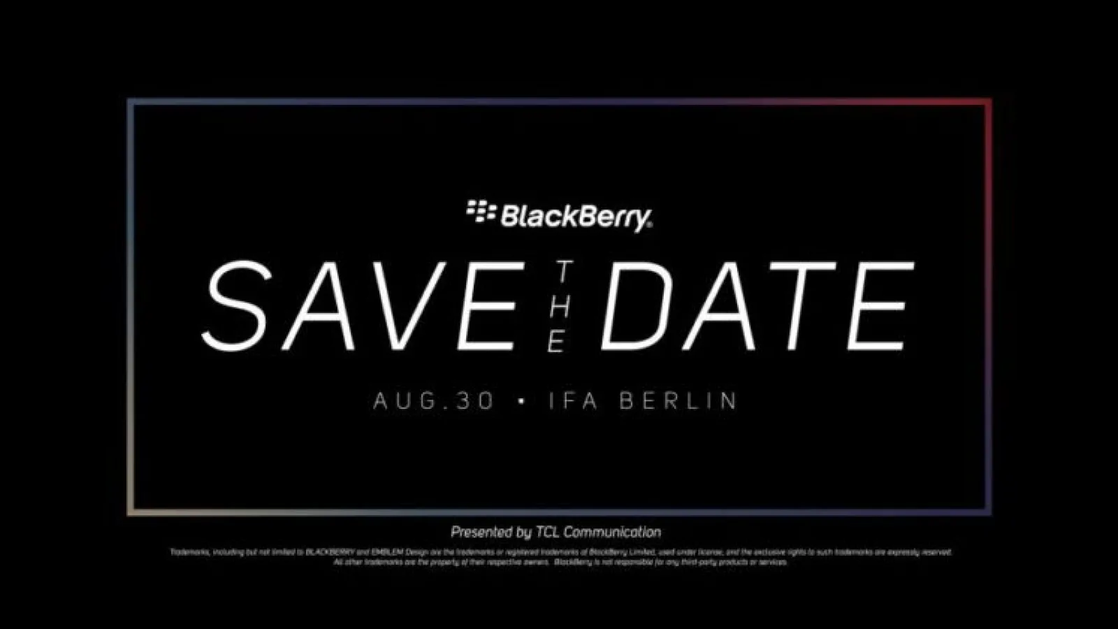 TCL oferă un teaser foto/video pentru BlackBerry Key 2 LE, care vine la IFA 2018
