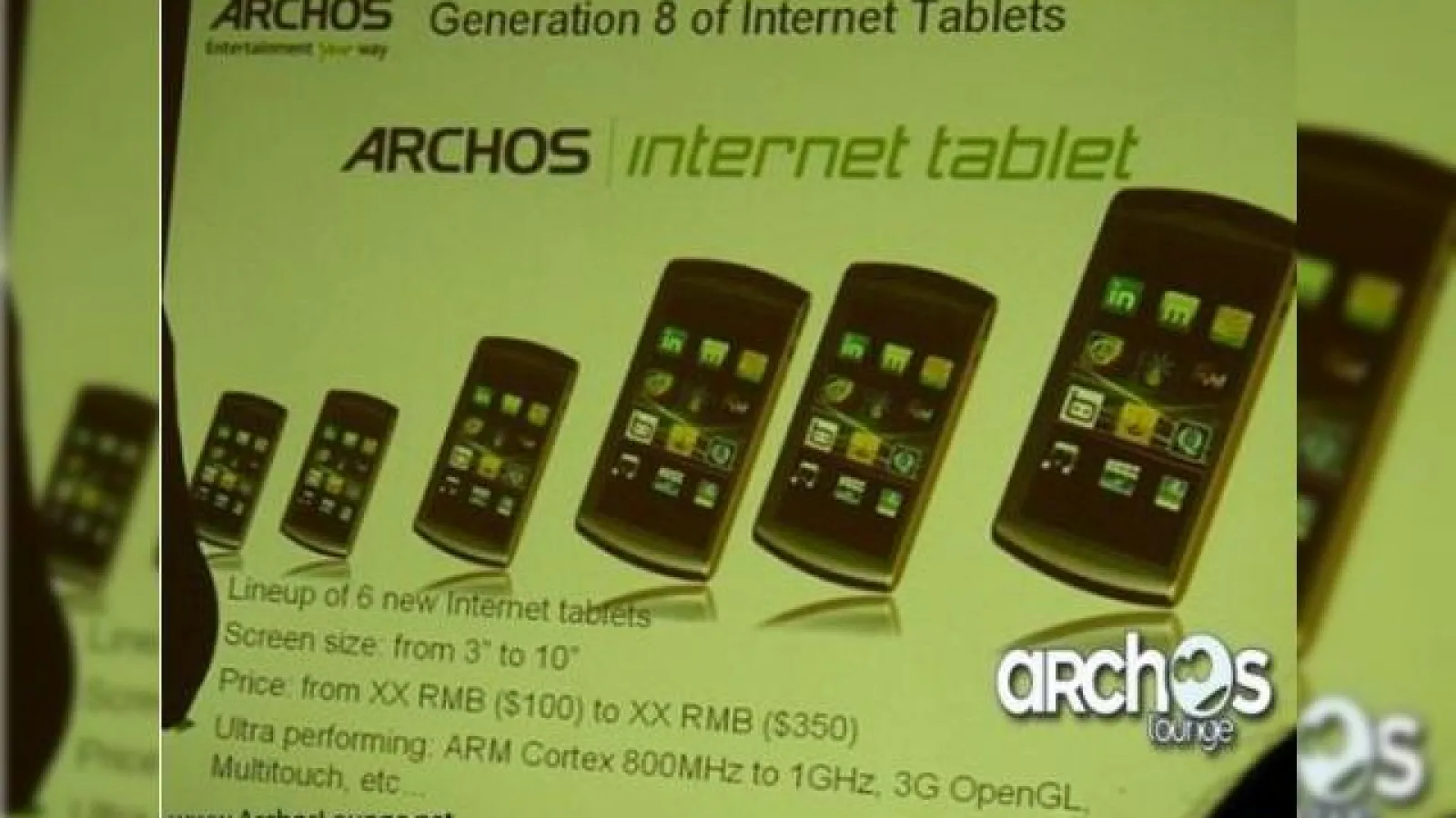 Archos pregateste o serie de tableturi/MID-uri cu Android la bord, preturi accesibile