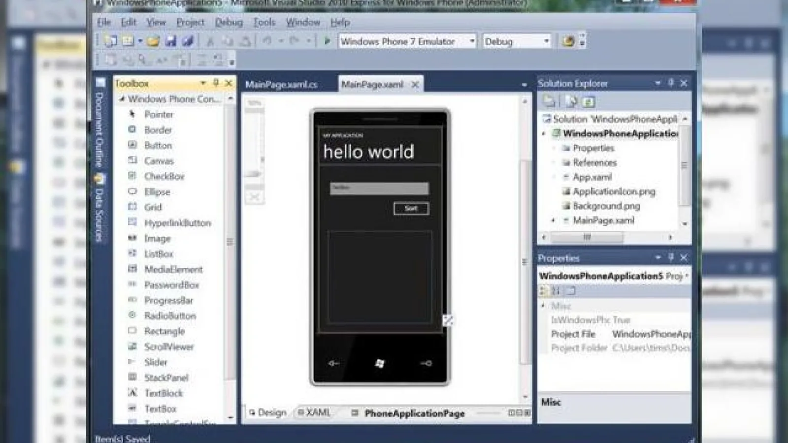 Cu un pas mai aproape de lansarea lui Windows Phone 7: Developer Tools soseste pe 16 septembrie, in varianta finala