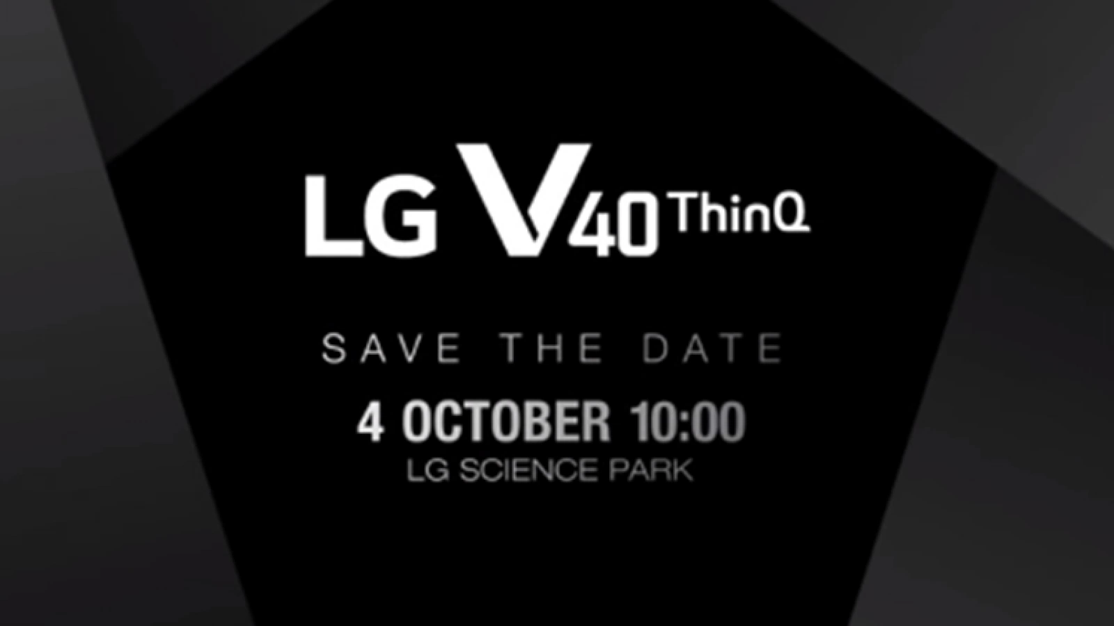 LG V40 ThinQ are camera foto triplă confirmată de un teaser; Aflăm și data lansării