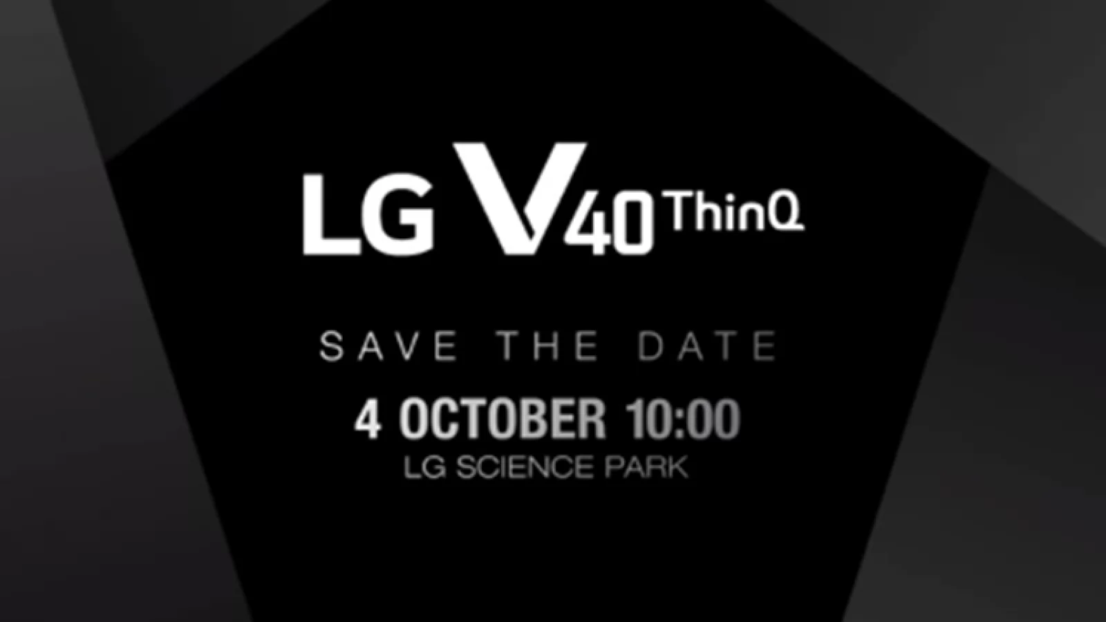 LG V40 ThinQ are camera foto triplă confirmată de un teaser; Aflăm și data lansării