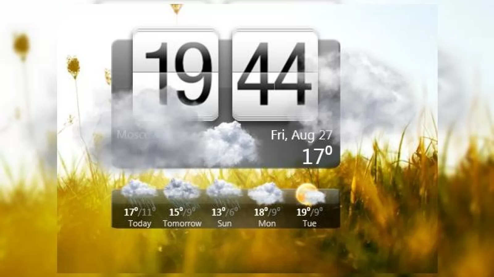 Widgetul Meteo/Ceas din HTC Sense, acum si pe PC (Video)