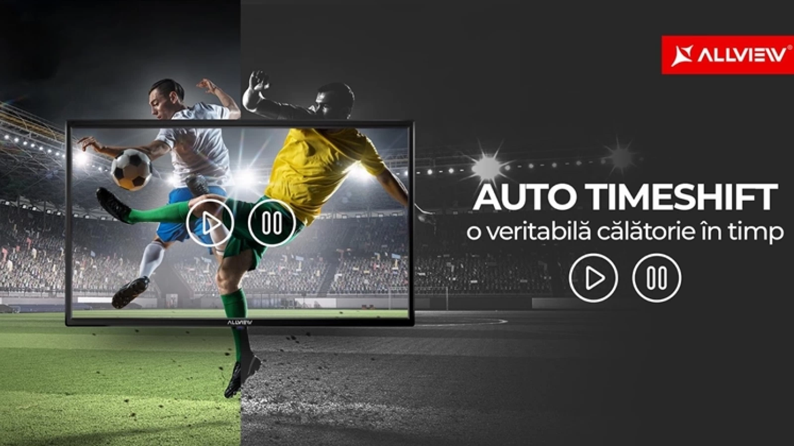 Primele televizoare Allview vor debuta cu funcţia Auto TimeShift, care îţi permite să înregistrezi şi să dai înapoi programul vizionat