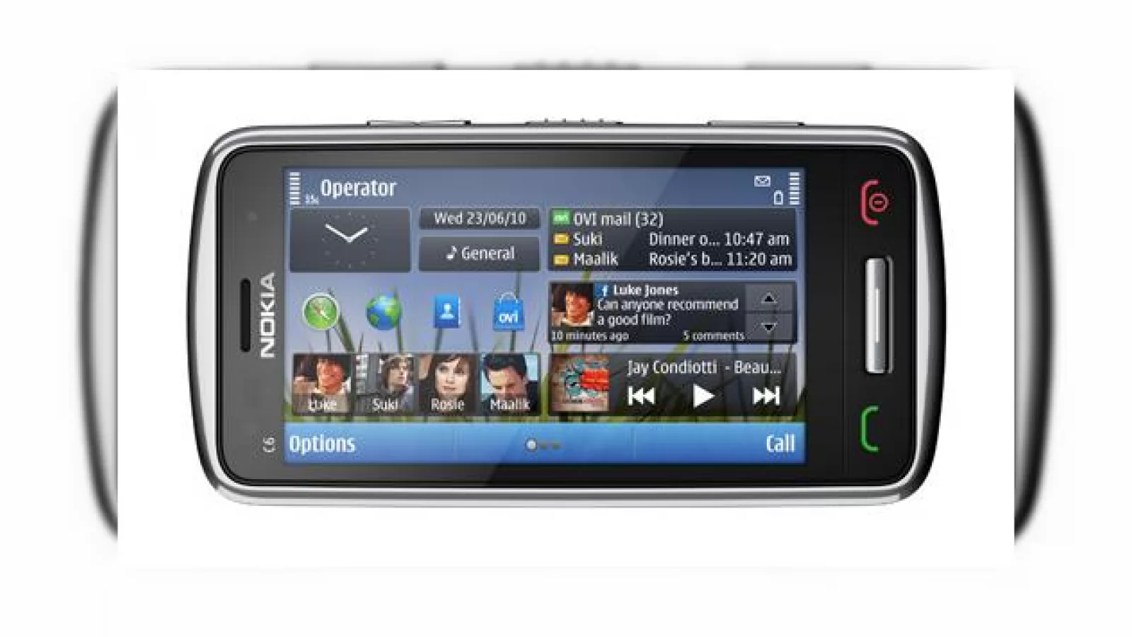 Nokia C6, un smartphone mic si stilat, dotat cu noul ecran ClearBlack