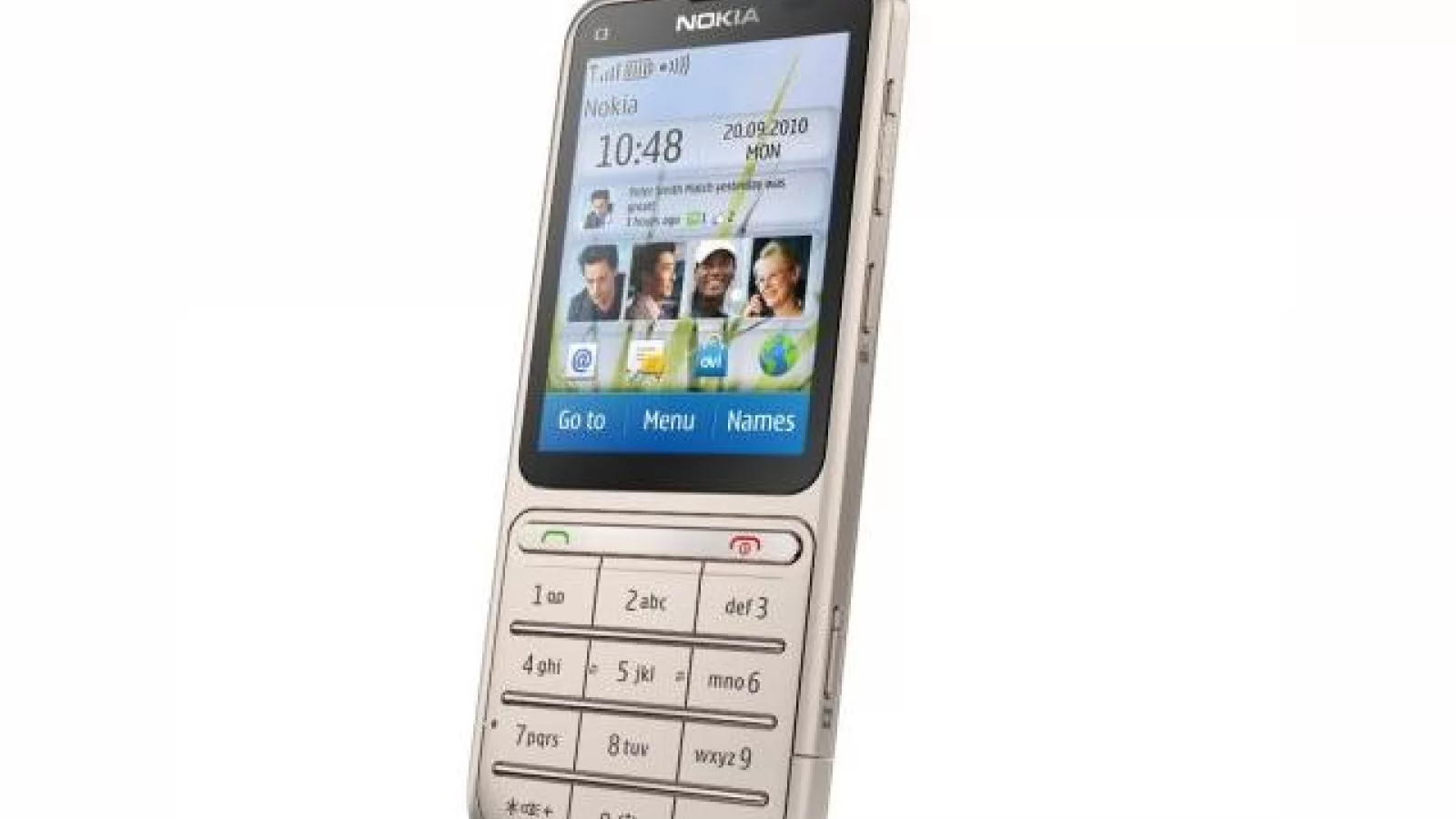 Un clasic cu design modern: Nokia C3 Touch and Type, debutant la Nokia World 2010