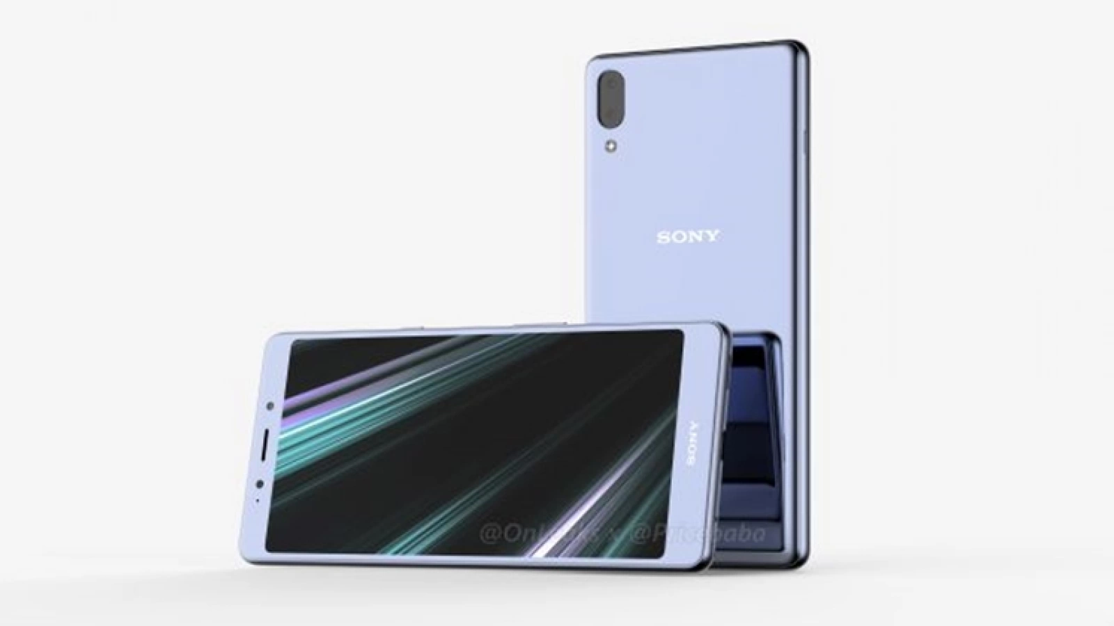 Sony Xperia L3 apare în randări, cu o cameră duală şi cititor de amprente lateral