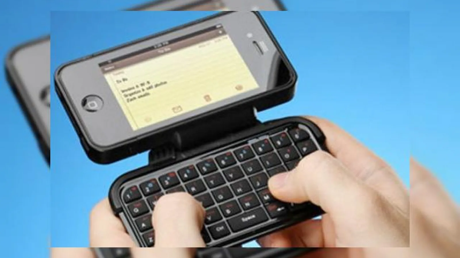 Tastatura fizica pentru iPhone, multumita unei noi carcase