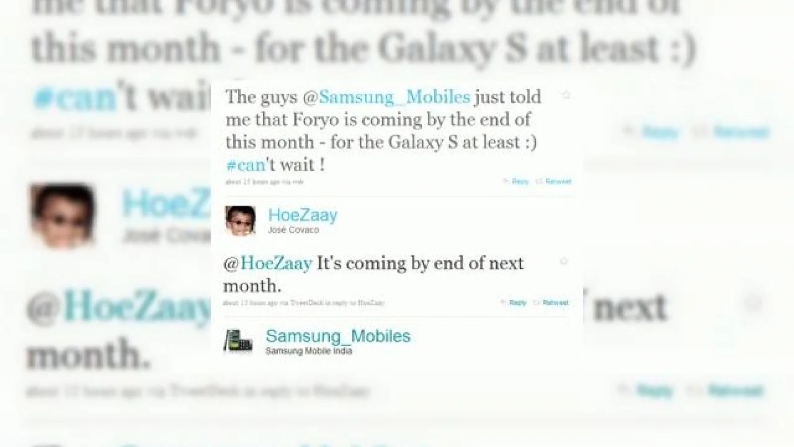 Vesti proaste pentru posesorii de Samsung Galaxy S: inca o amanare a update-ului Android 2.2