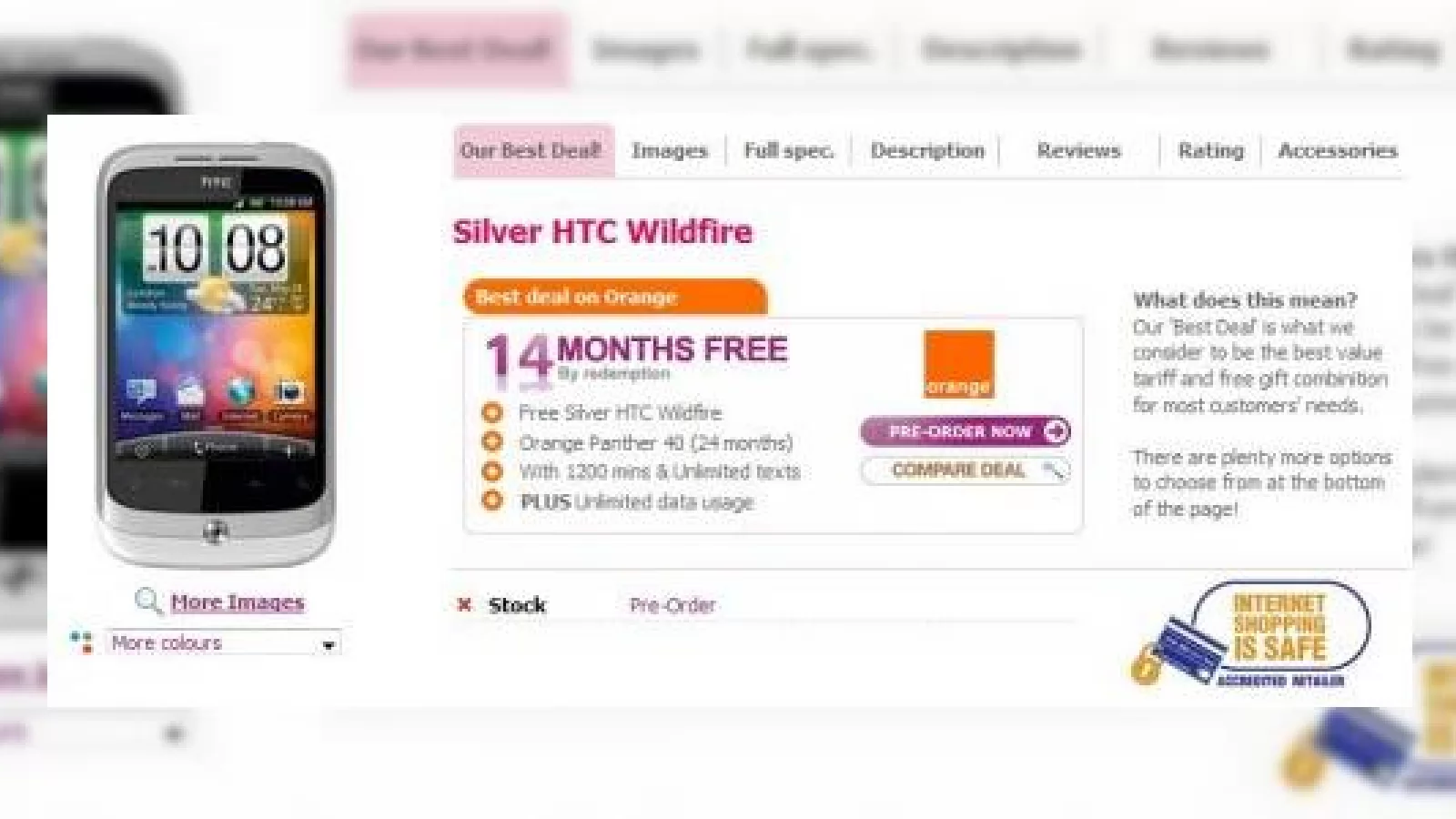 HTC Wildfire in varianta argintie; HTC Desire in alb, de dragul varietatii...