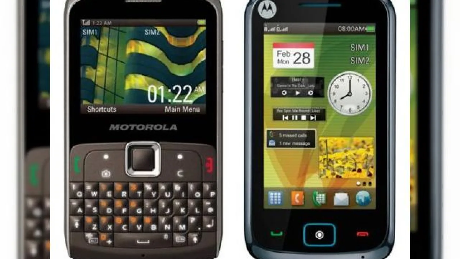 Dual SIM-uri noi Motorola: EX115 si EX128