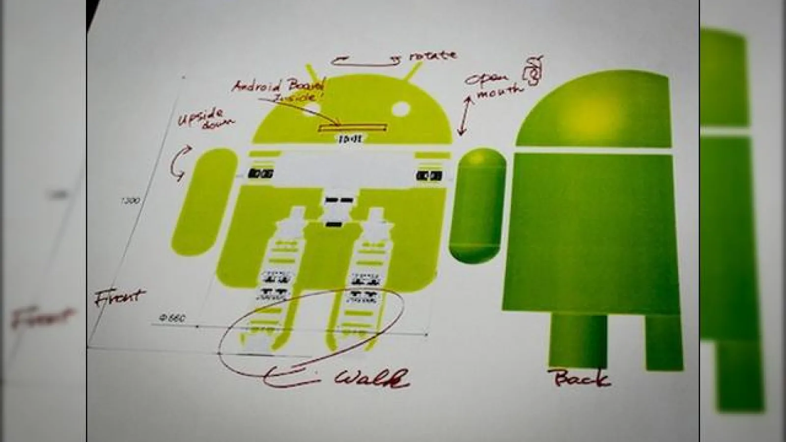 Mascota OS-ului Android devine un robot real! (Video)