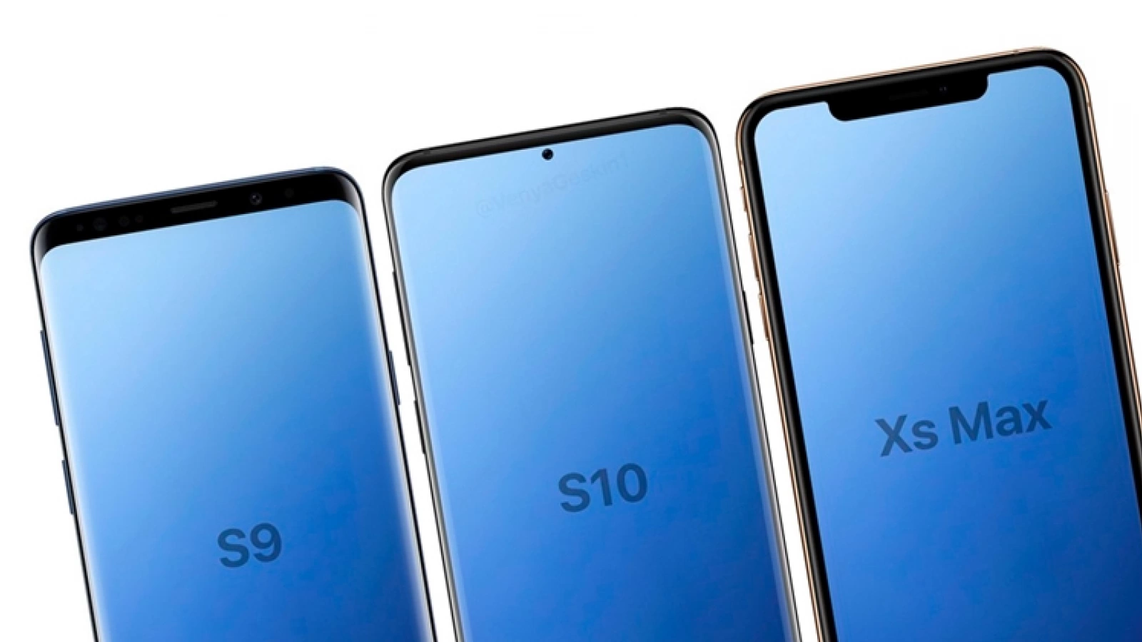 Samsung Galaxy S10 ar avea baterie de 4000 mAh și un ecran ce ocupă 93.4% din suprafața frontală; Vedem și o randare