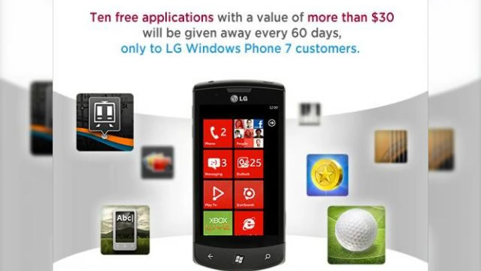 Aplicatii gratuite pe Windows Phone 7, intr-o oferta speciala LG si Microsoft