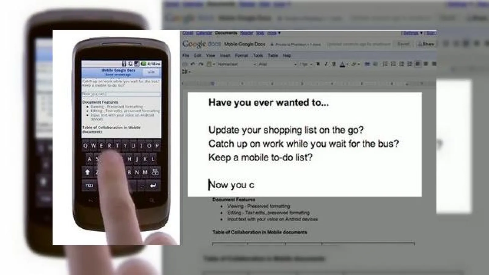 Editează documente și tabele din mers cu Google Docs, acum Într-o variantă mobilă mai eficientă (Video)
