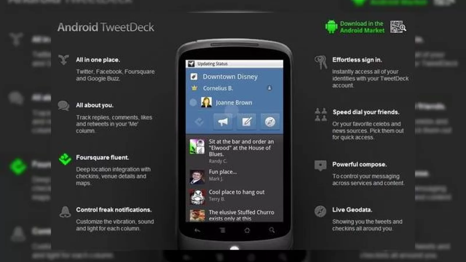 Android TweetDeck 1.0.3 Își dezvăluie funcțiile; descărcați-l de aici!