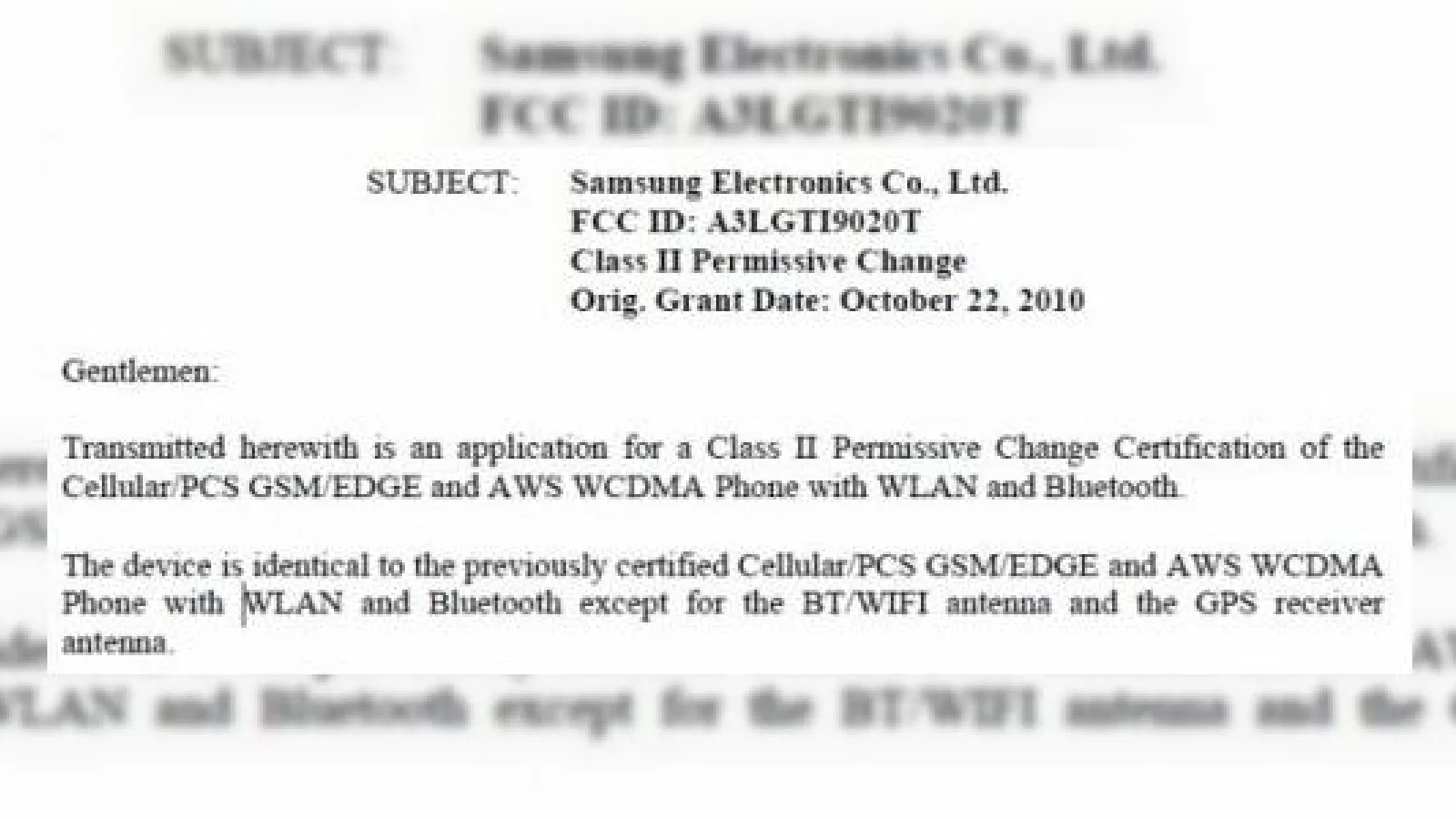 Samsung Nexus S Își face apariția În documentele FCC, cu noi antene