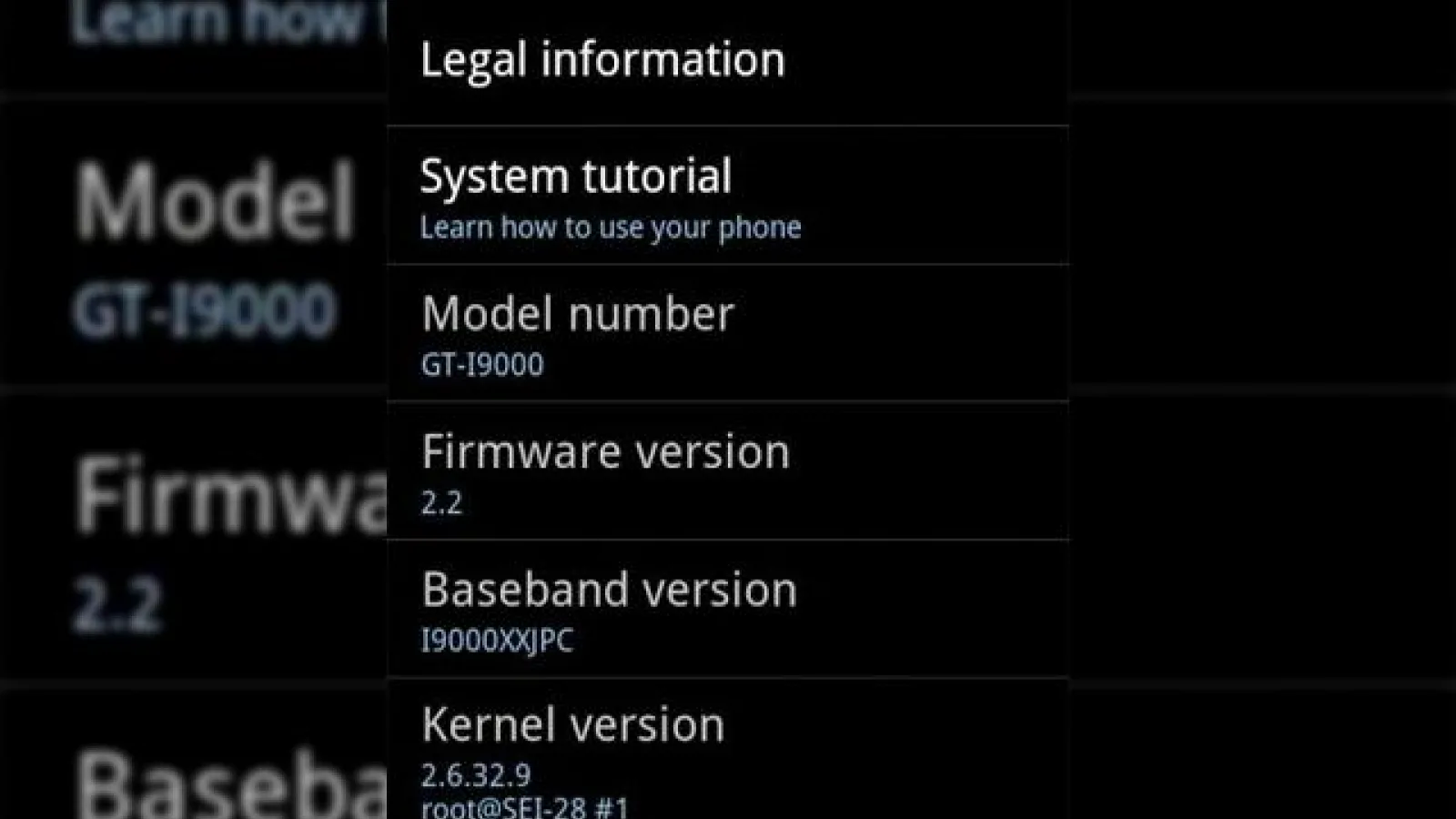 Android 2.2 pe Samsung Galaxy S... nu chiar pe toate modelele din România?