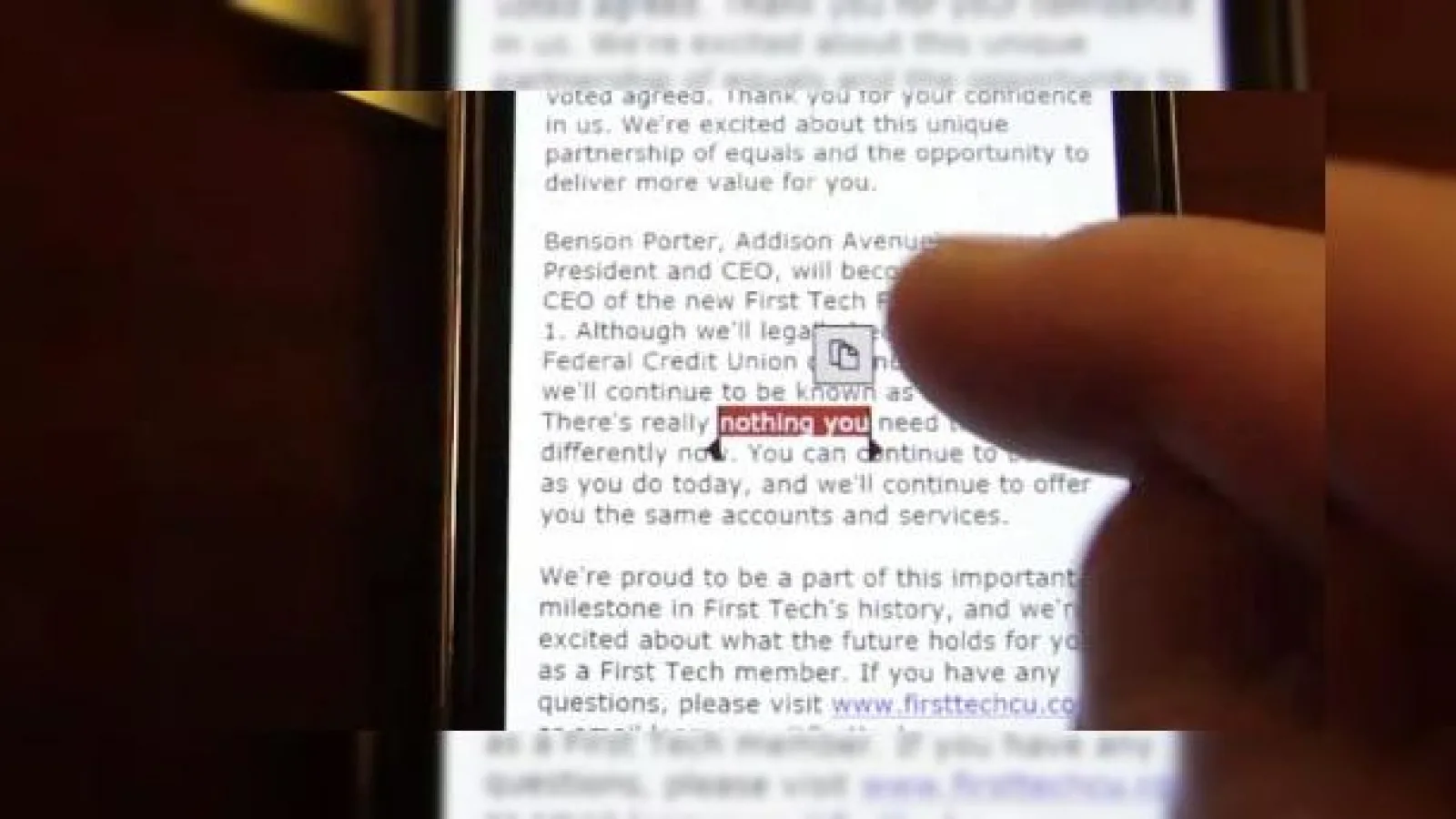 Copy/paste În acțiune pe Windows Phone 7 (Video)
