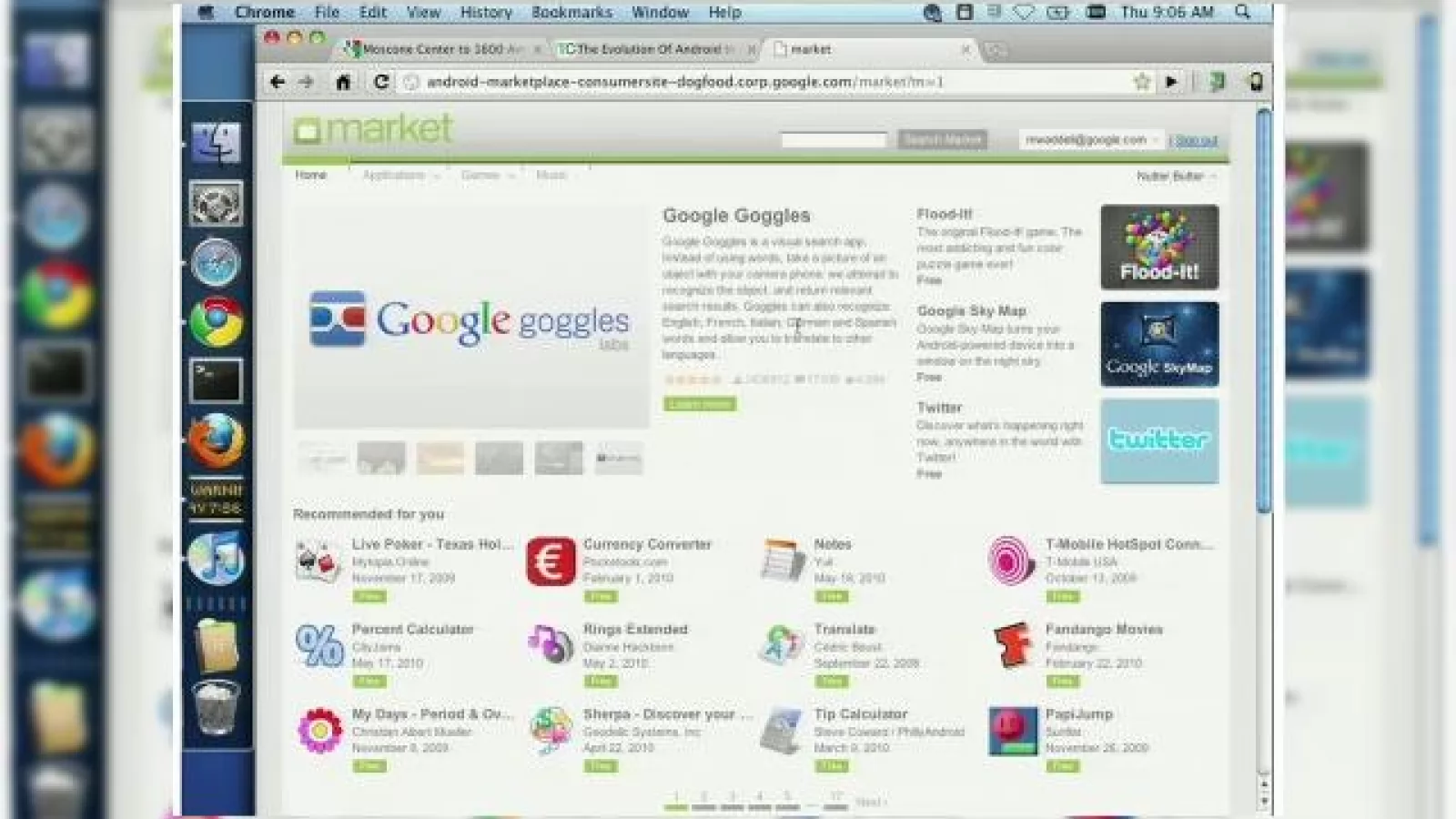 Android Market ajunge pe web... poate și În România?