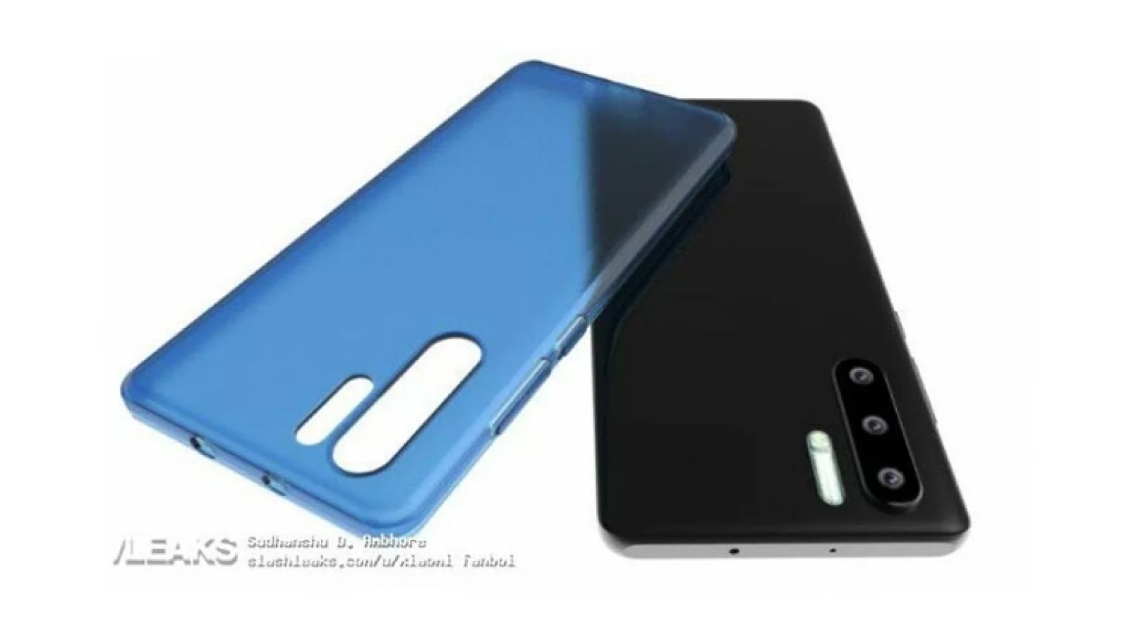 Huse ale lui Huawei P30 şi P30 Pro apar pe web, cu decupaje pentru 3 respectiv 4 camere în spate, blitzuri LED noi