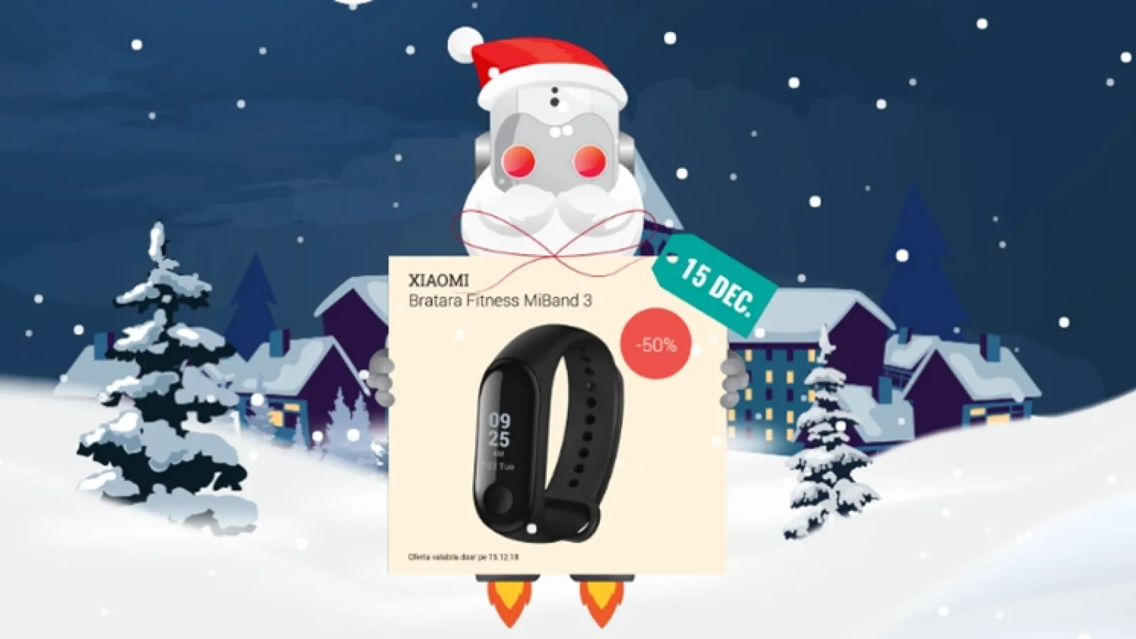 Brățara fitness Xiaomi Mi Band 3 primește o super reducere pe plan local!