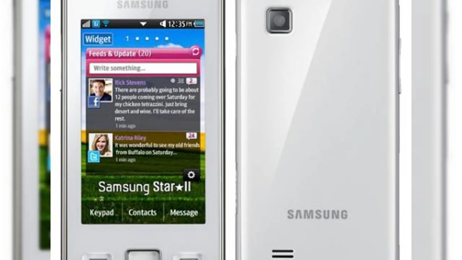 Samsung Star II, urmașul unui telefon de succes, axat pe socializare