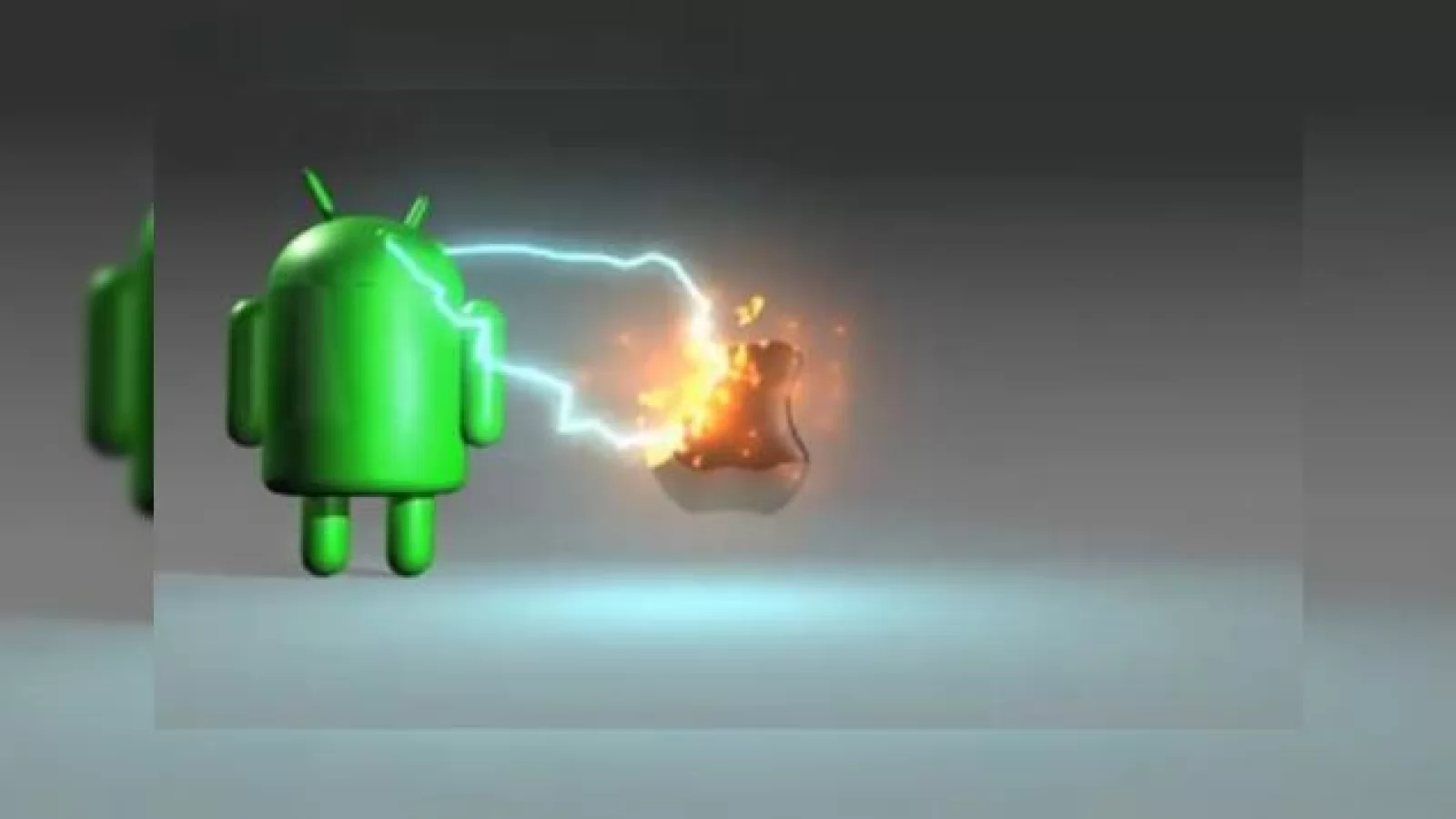 Android distruge Apple! Bătălia logo-urilor (Video)