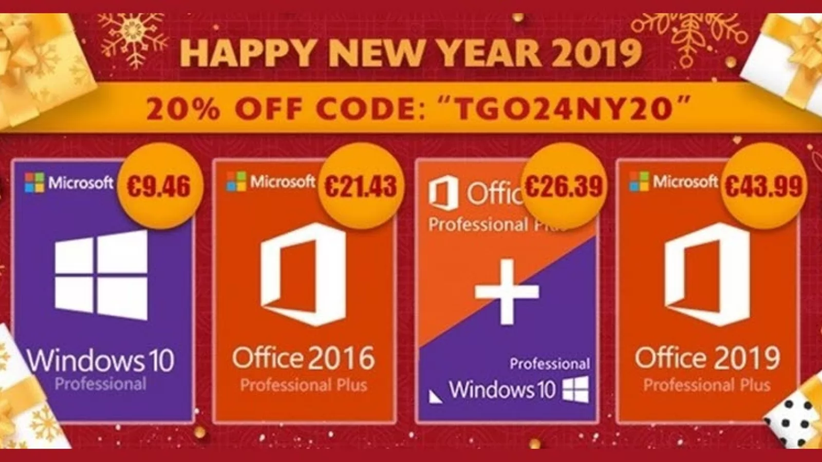 (P) Noi reduceri software! Licență Windows 10 Pro pentru doar 9.46 euro și pachetul Office 2016 Pro la 21.43 euro