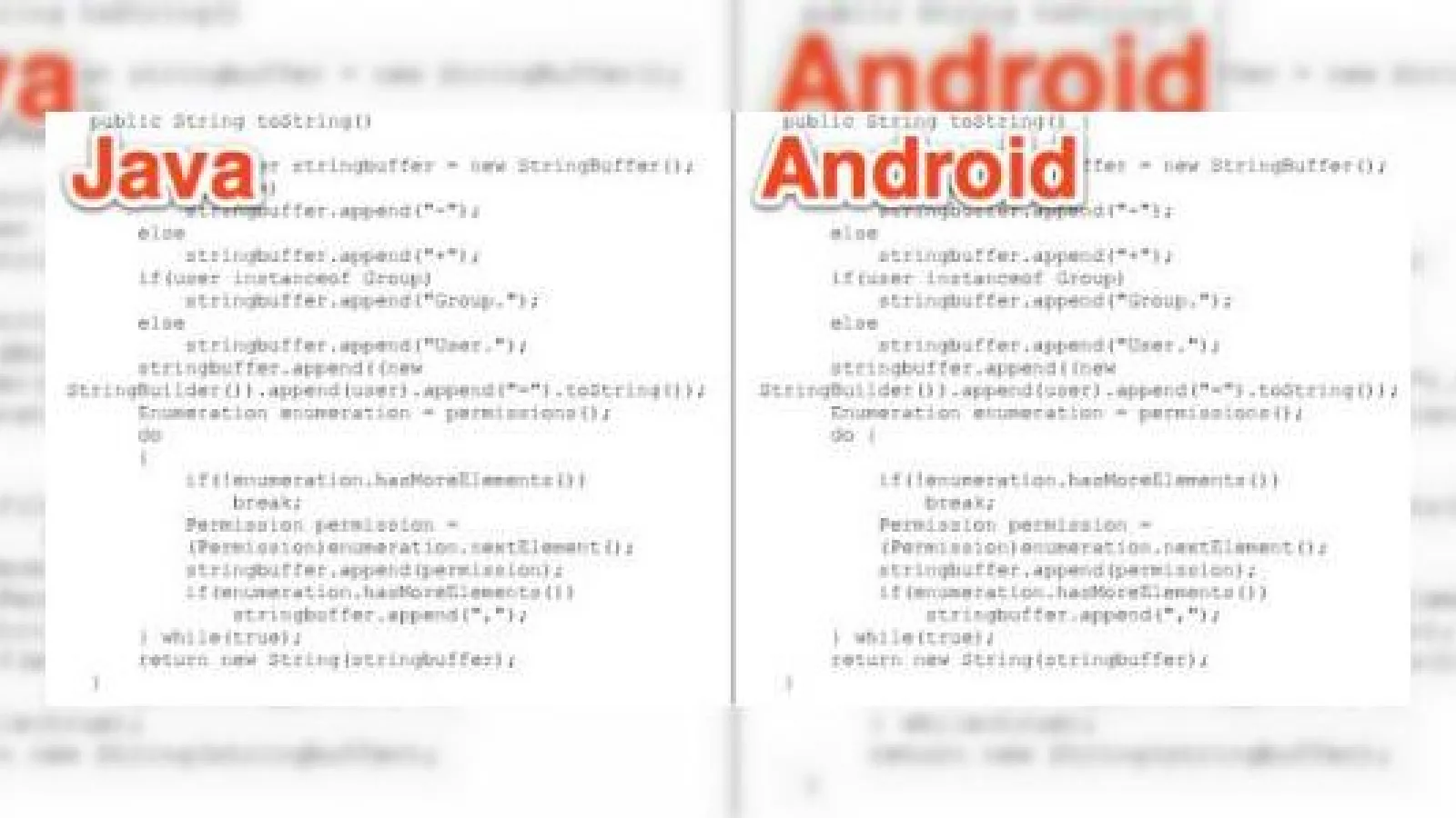 Android copiază cod direct din Java, s-a ajuns la proces: Oracle versus Google