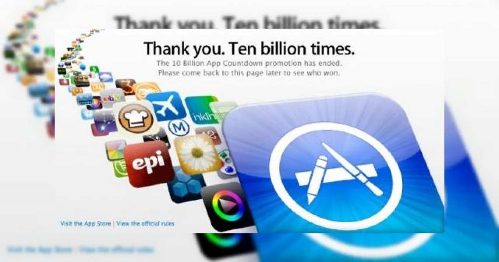 10 miliarde de aplicații descărcate prin App Store; Apple premiază un norocos