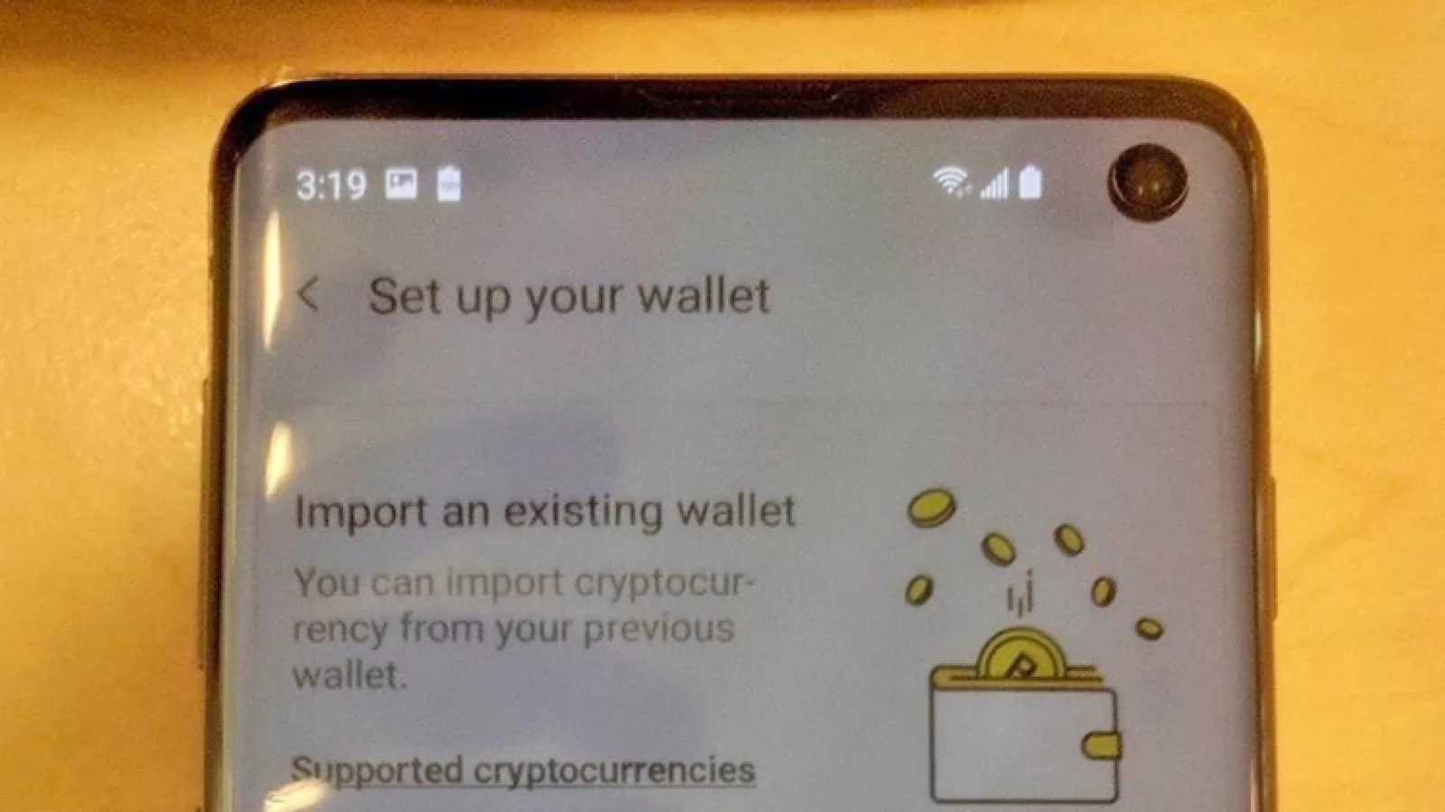O aplicație de tip portofel electronic pentru criptomonede ar putea sosi preinstalată pe Samsung Galaxy S10