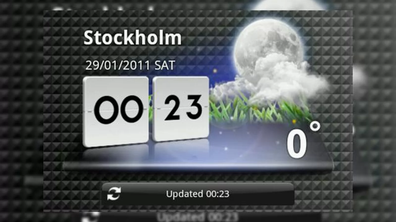 Un widget atractiv de la LG (meteo/ceas) acum pe orice telefon Android
