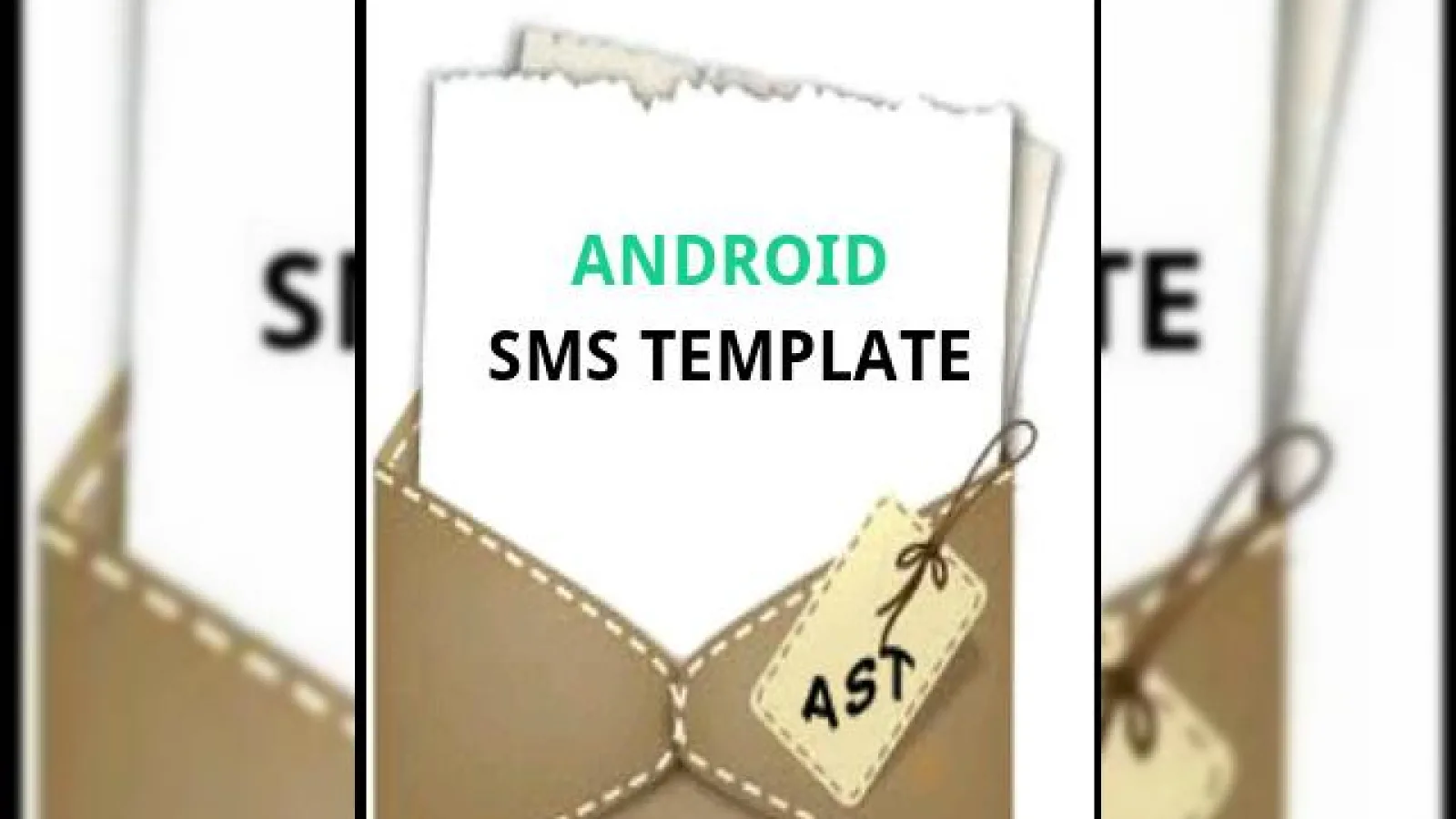 SMS-uri predefinite pe Android cu aplicația SMS Template