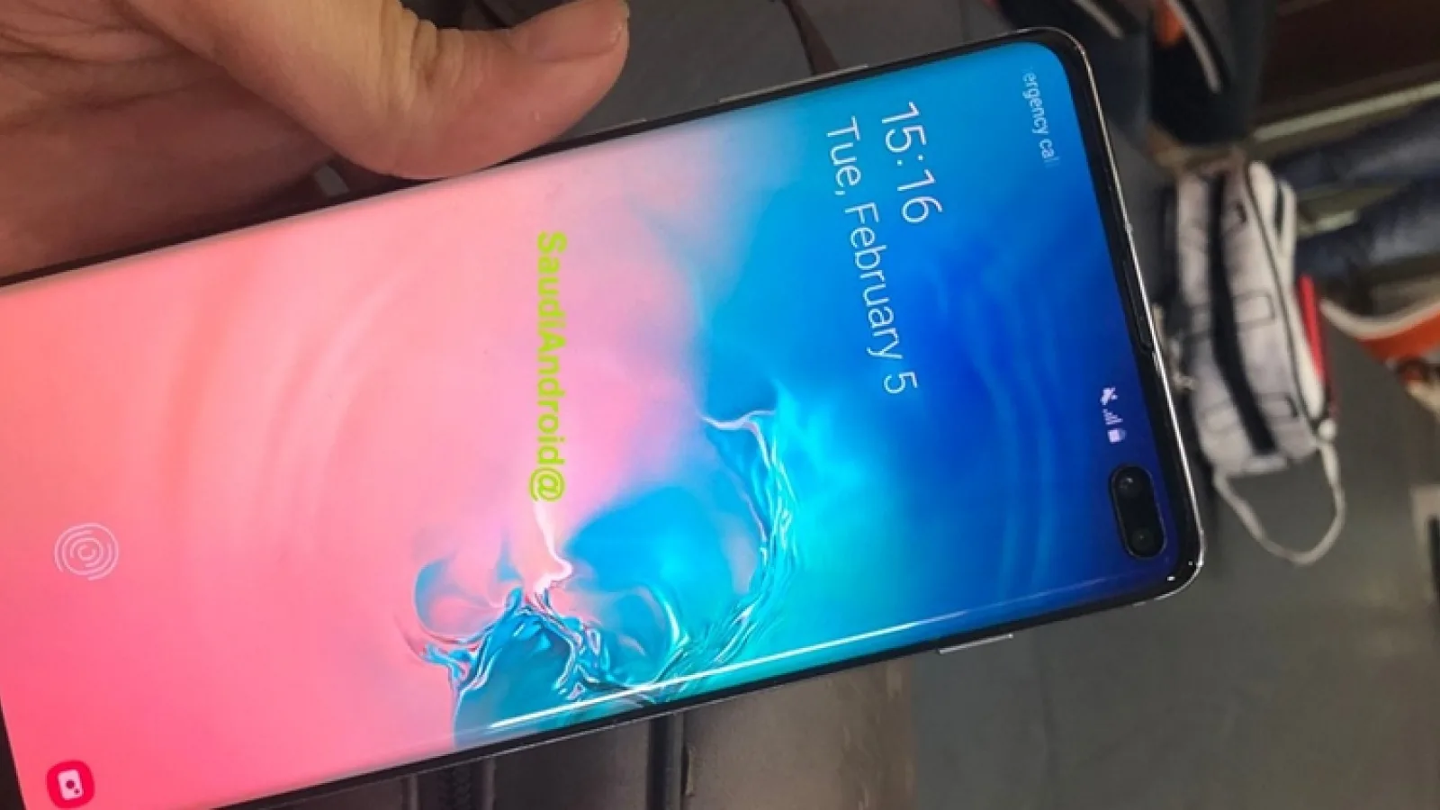 Samsung Galaxy S10+ fotografiat încă o dată; Prezența scannerului de amprente în ecran reconfirmată