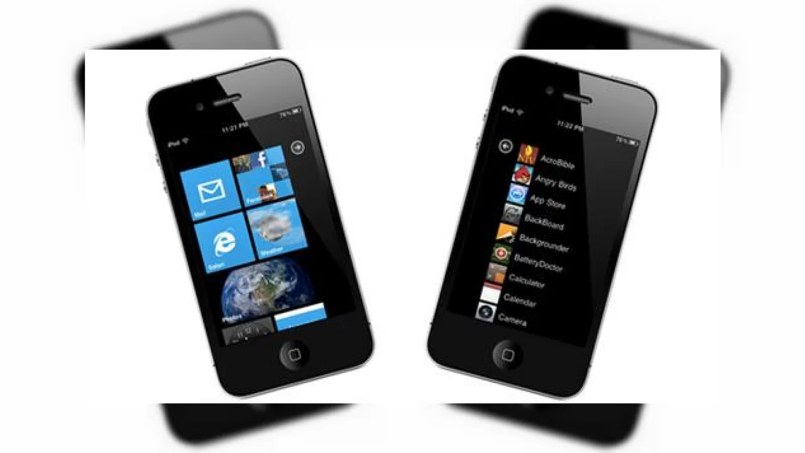 Windows Phone 7 rulează pe iPhone? Deocamdată doar sub formă de interfață... (Video)
