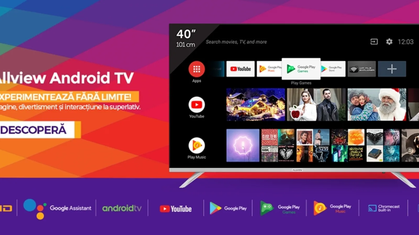 Allview anunţă un nou televizor cu Android şi diagonală de 40 de inch; Iată dotările, preţul său